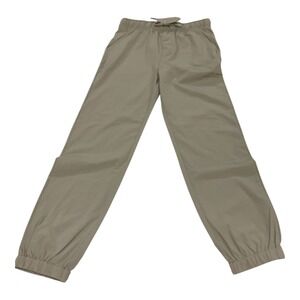 Southbound Kids Tan Khaki Jogger Pants Elastic Waist Drawstring Size S NWT